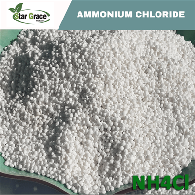Amonijev klorid v belih granulah kmetijske kakovosti